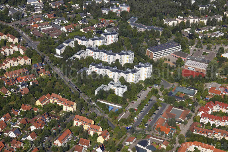 Luftaufnahme Büchenbach in Erlangen | Mittelfranken, Bayern