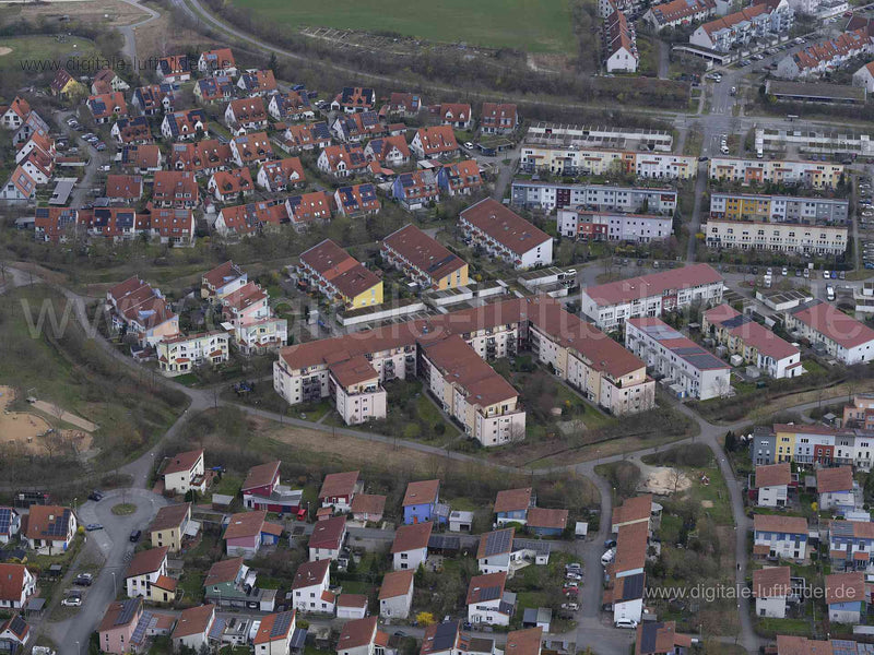 Luftaufnahme Büchenbach in Erlangen | Mittelfranken, Bayern