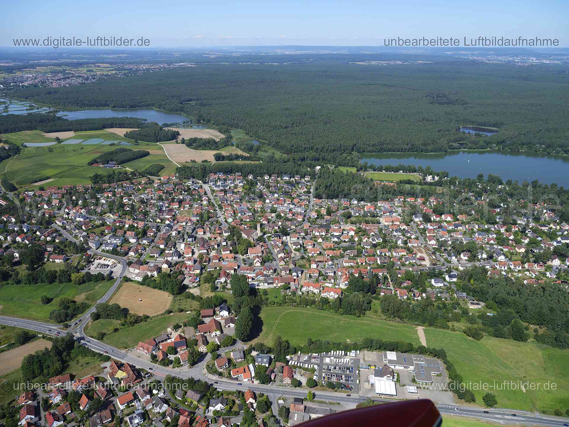 Luftaufnahme Dechsendorf in Erlangen | Mittelfranken, Bayern