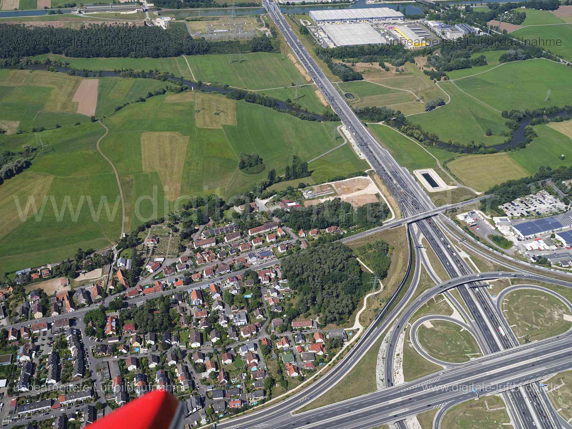 Luftaufnahme Eltersdorf in Erlangen | Mittelfranken, Bayern