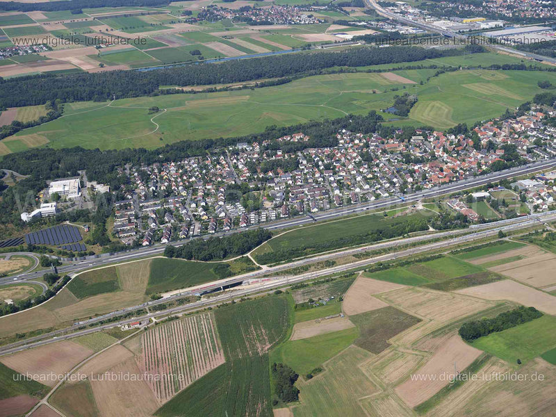 Luftaufnahme Eltersdorf in Erlangen | Mittelfranken, Bayern
