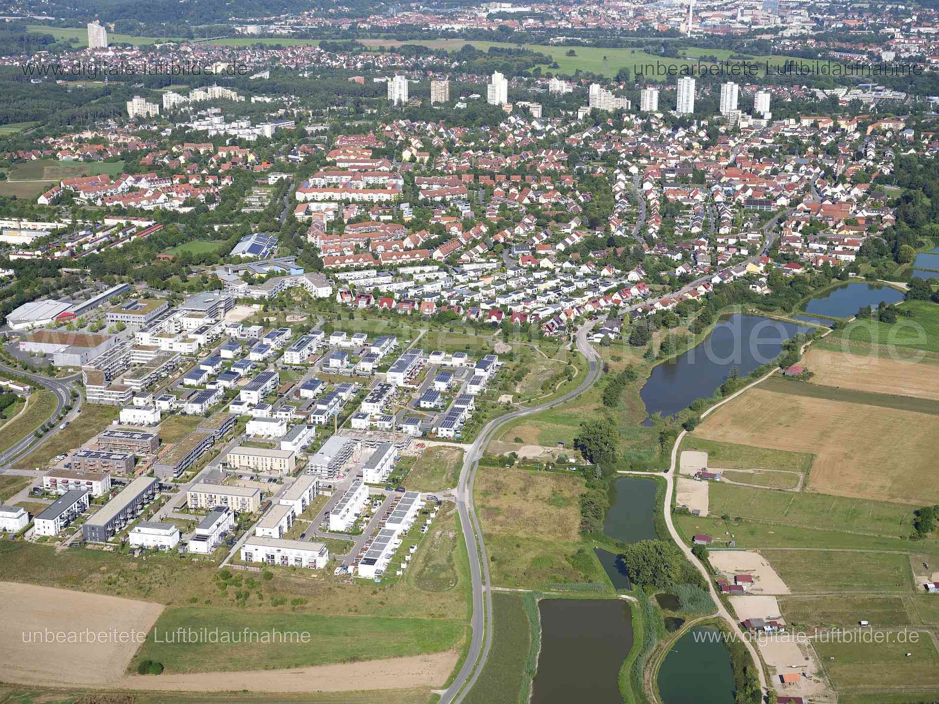 Luftaufnahme Erlangen-Büchenbach in Erlangen | Mittelfranken, Bayern