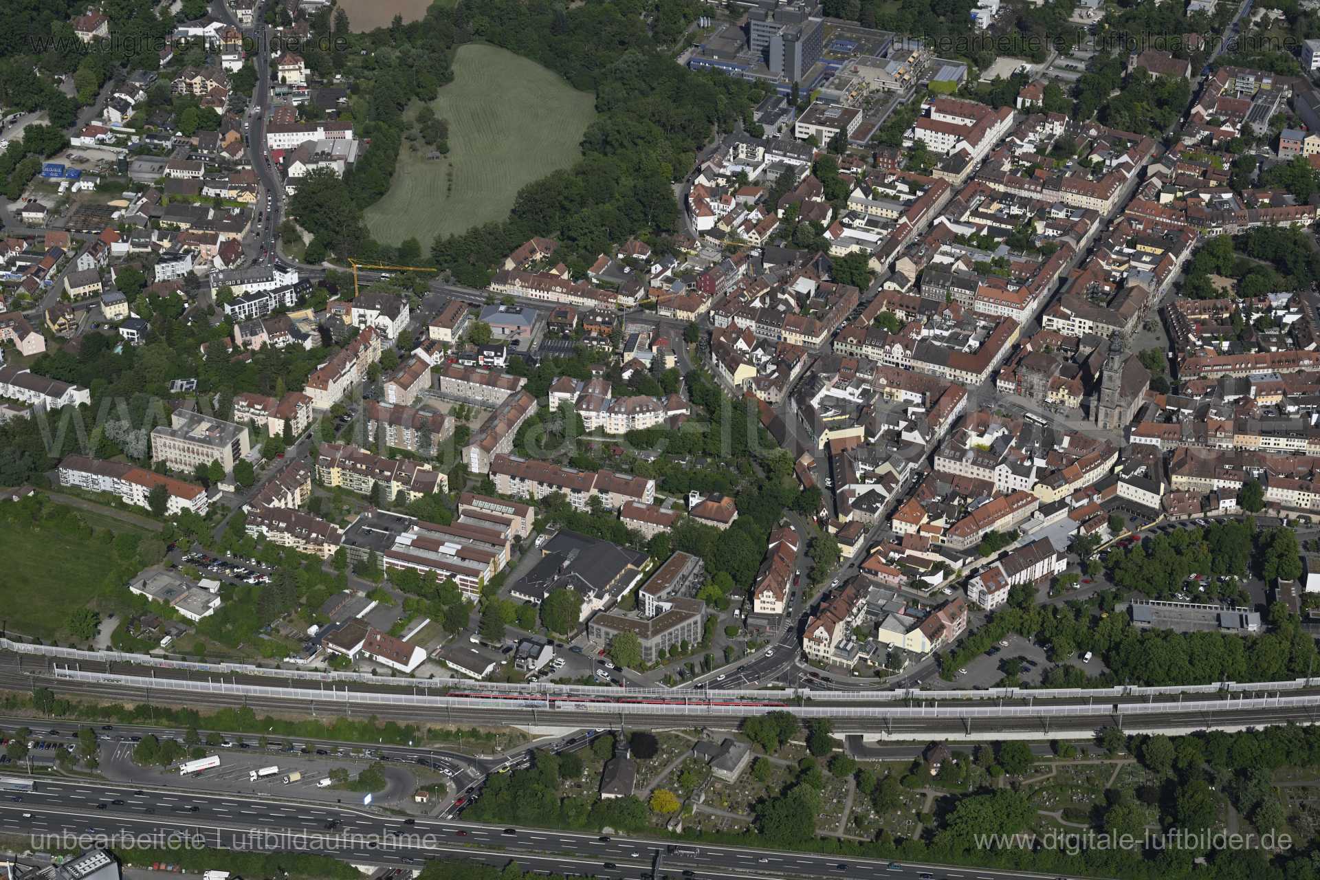 Luftaufnahme Erlangen in Erlangen | Mittelfranken, Bayern