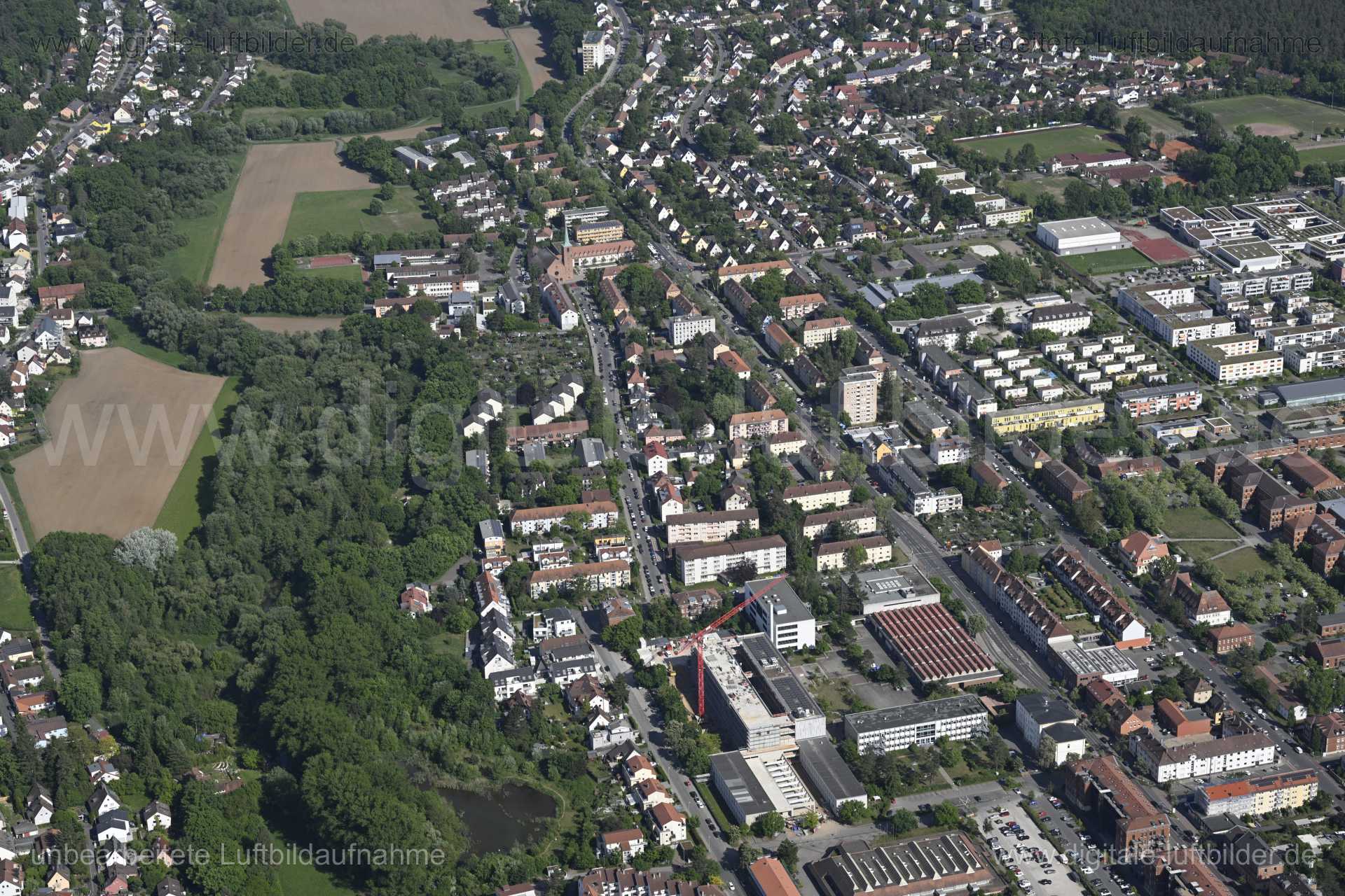 Luftaufnahme Erlangen in Erlangen | Mittelfranken, Bayern