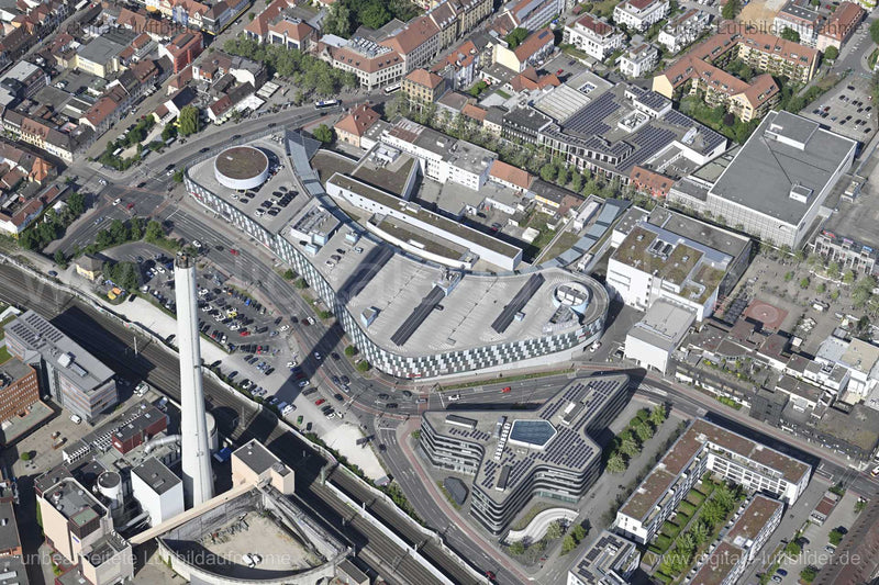 Luftaufnahme Erlanger Arcaden in Erlangen | Mittelfranken, Bayern