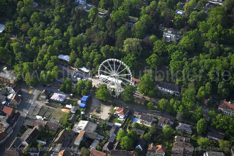 Luftaufnahme Erlanger Bergkirchweih in Erlangen | Mittelfranken, Bayern