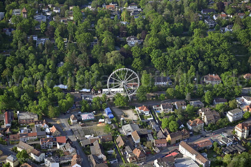 Luftaufnahme Erlanger Bergkirchweih in Erlangen | Mittelfranken, Bayern