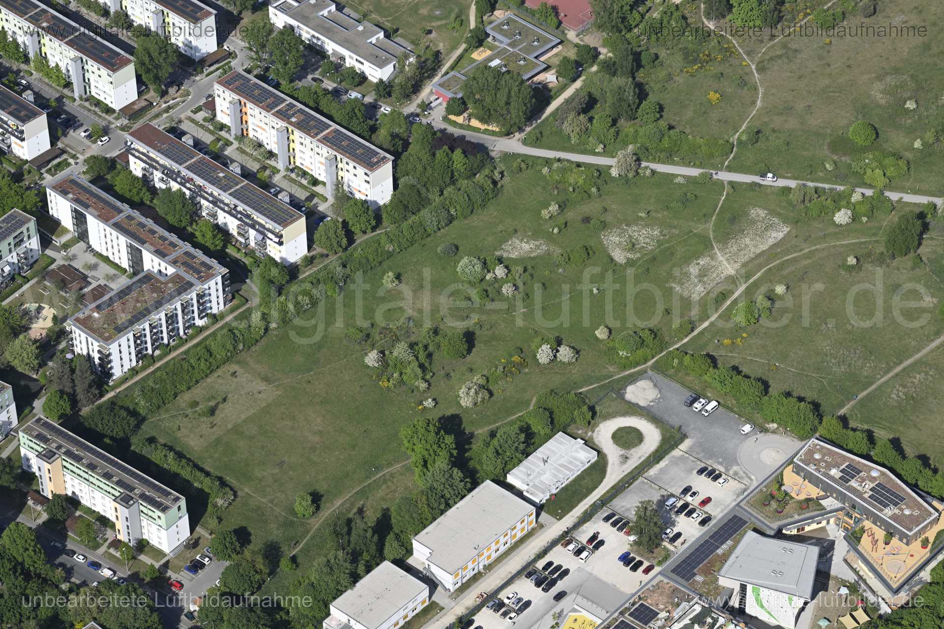 Luftaufnahme Exerzierplatz Erlangen in Erlangen | Mittelfranken, Bayern