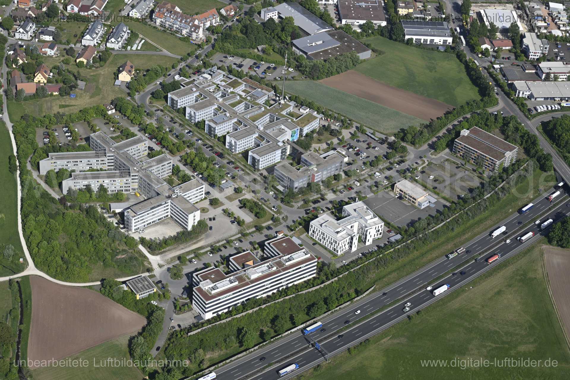 Luftaufnahme Fraunhofer Institut in Erlangen | Mittelfranken, Bayern