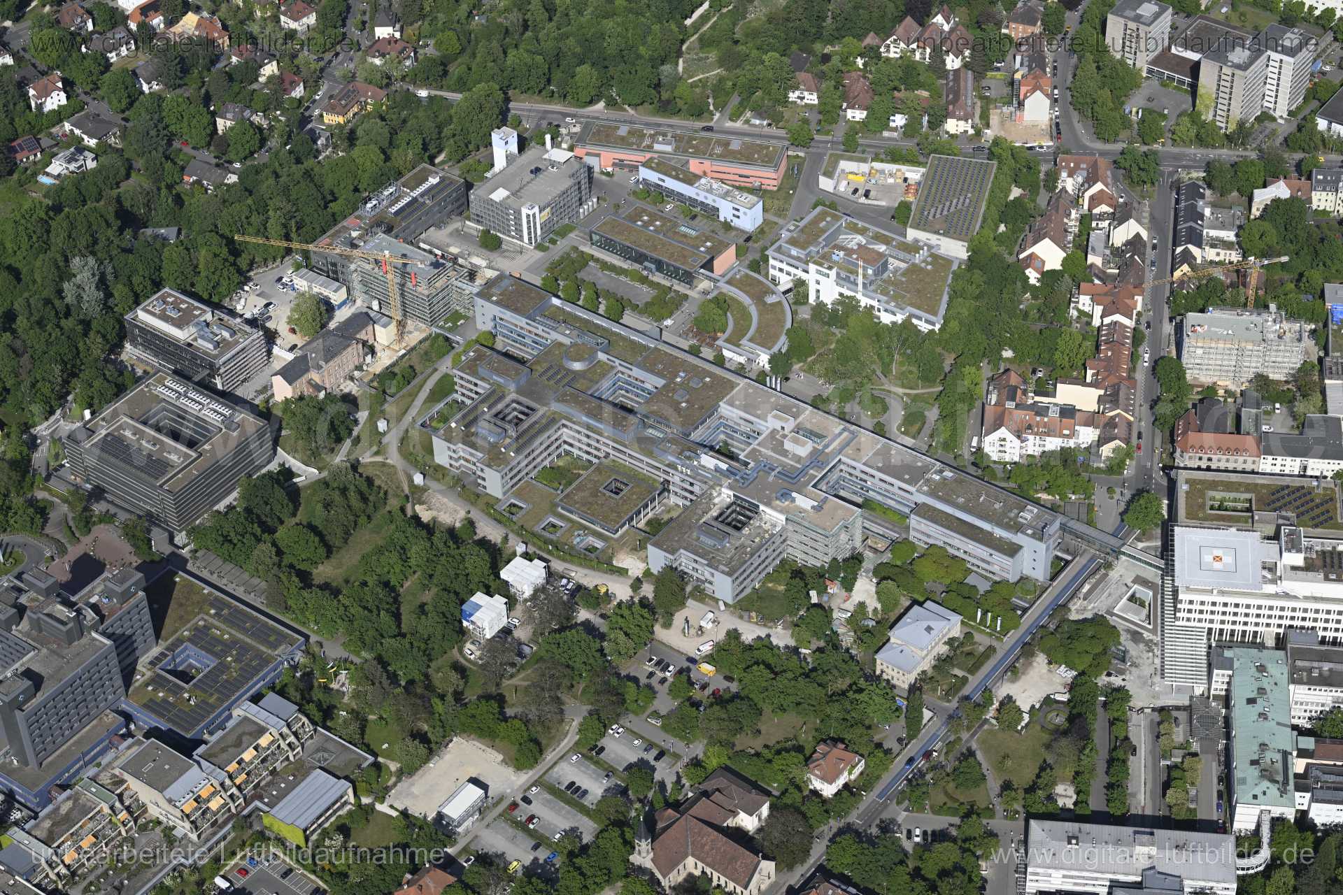 Luftaufnahme Internistisches Zentrum Erlangen in Erlangen | Mittelfranken, Bayern