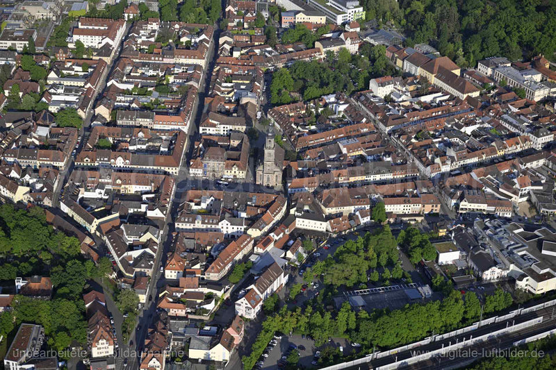 Luftaufnahme Martin-Luther-Platz, Erlangen in Erlangen | Mittelfranken, Bayern