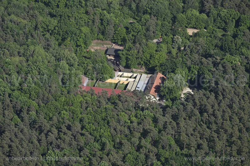 Luftaufnahme Waldschießhaus, Erlangen in Erlangen | Mittelfranken, Bayern