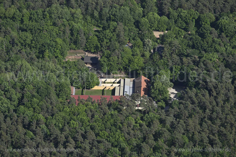 Luftaufnahme Waldschießhaus, Erlangen in Erlangen | Mittelfranken, Bayern