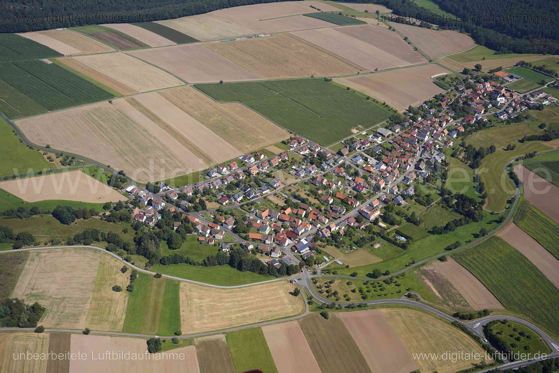 Luftaufnahme Esselbach - Steinmark in Esselbach | Unterfranken, Bayern
