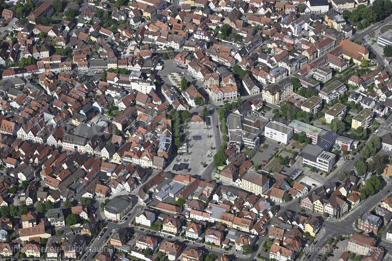 Luftaufnahme Altstadt Forchheim in Forchheim | Mittelfranken, Bayern