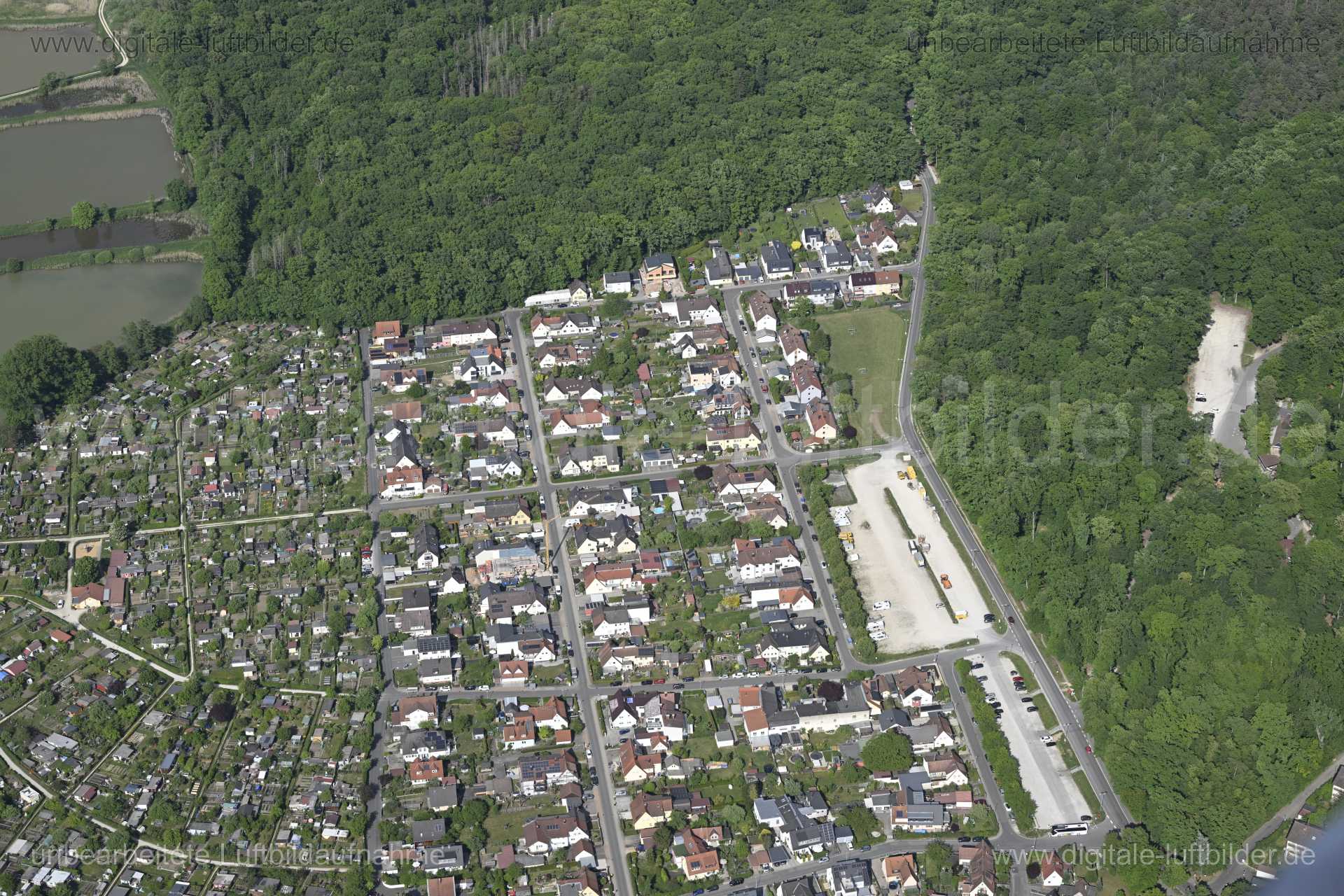 Luftaufnahme Forchheimer Kellerwald in Forchheim | Mittelfranken, Bayern
