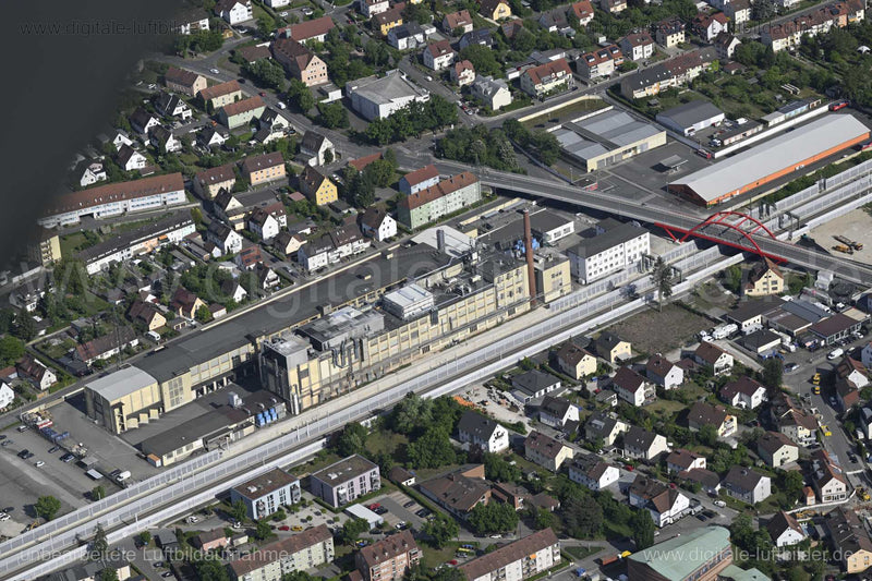 Luftaufnahme Piasten Manufactur in Forchheim | Mittelfranken, Bayern