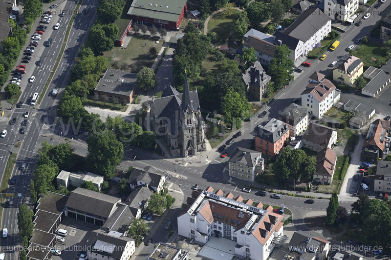 Luftaufnahme St. Johannis Kirche Forchheim in Forchheim | Mittelfranken, Bayern