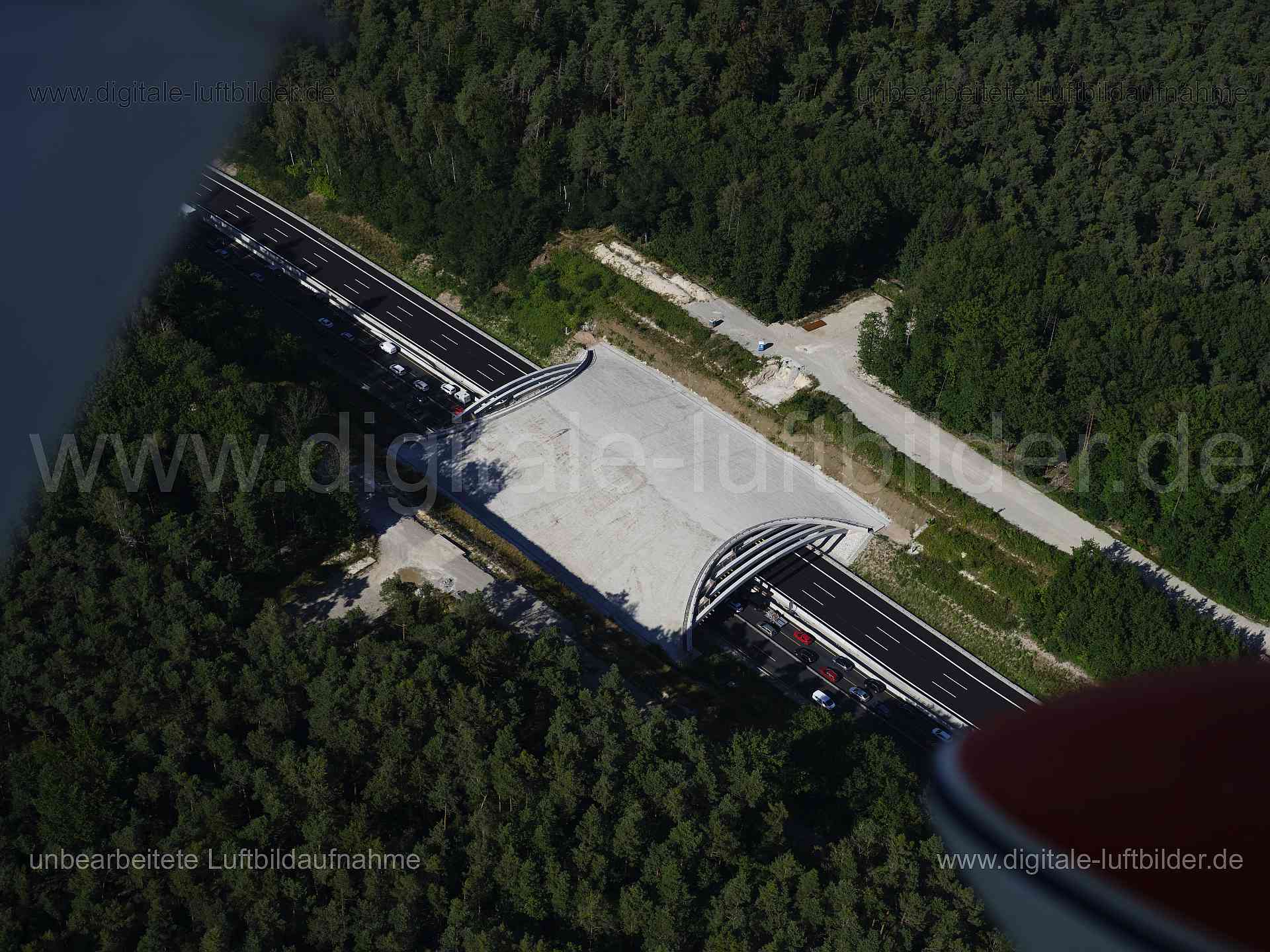Luftaufnahme Autobahnunterführung A3 Frauenaurach in Frauenaurach | Mittelfranken, Bayern