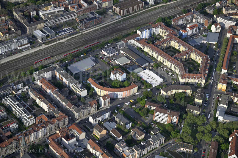 Luftaufnahme Amalienstraße in Fürth | Mittelfranken, Bayern