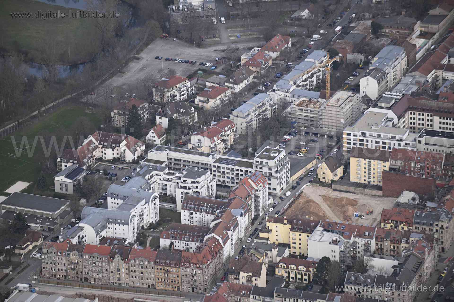 Luftaufnahme Dr.-Mack-Straße in Fürth | Mittelfranken, Bayern