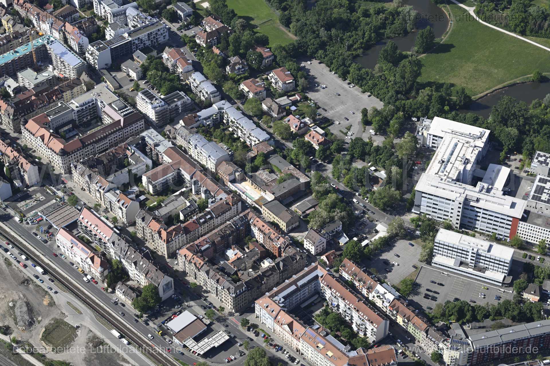 Luftaufnahme Dr.Mack-Straße in Fürth | Mittelfranken, Bayern