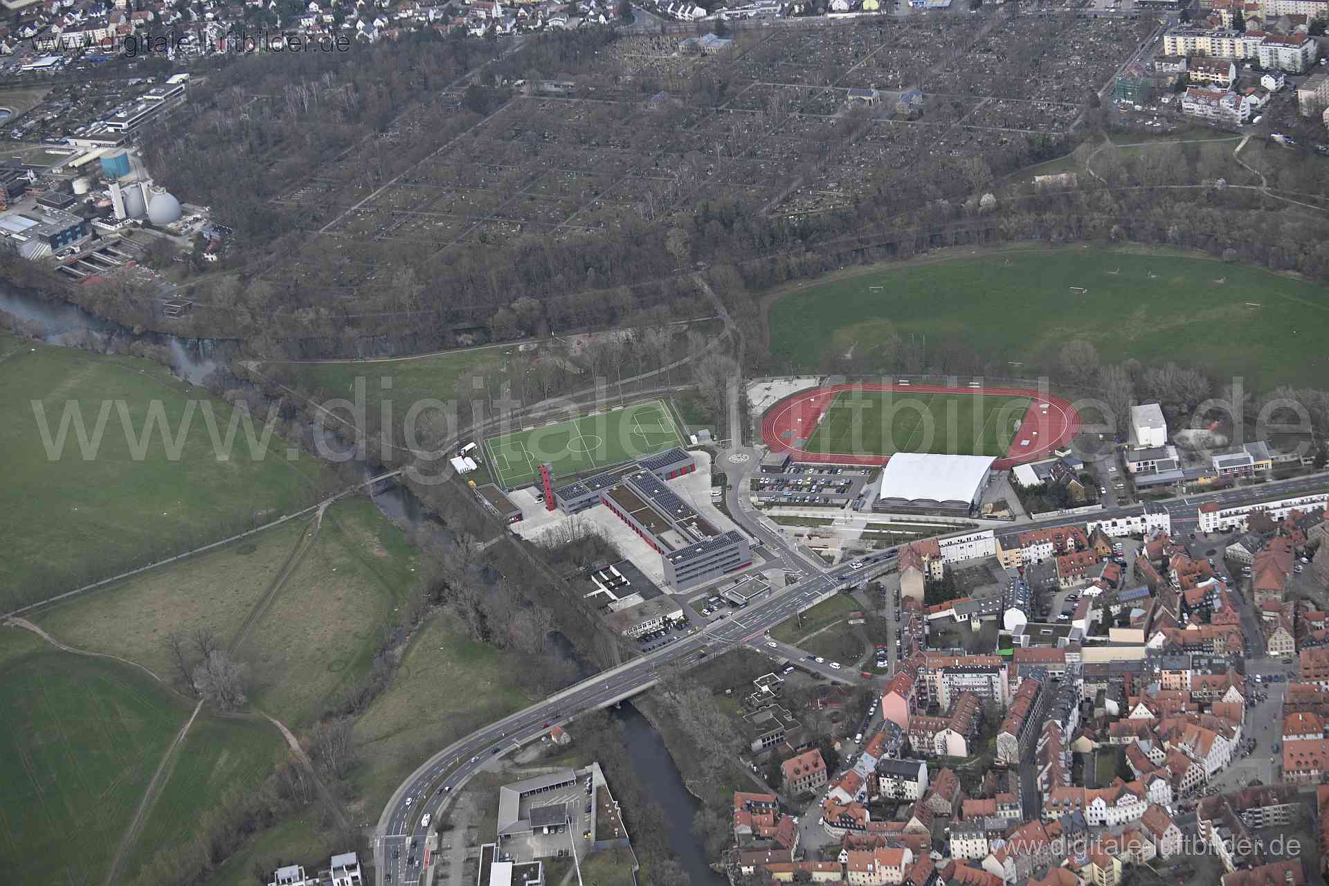 Luftaufnahme Feuerwehr Fürth in Fürth | Mittelfranken, Bayern