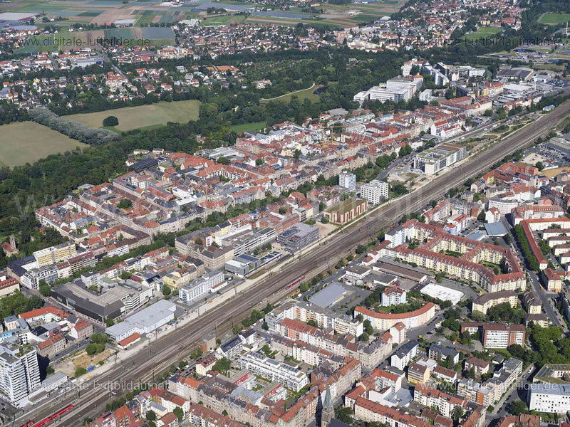 Luftaufnahme Fürth in Fürth | Mittelfranken, Bayern