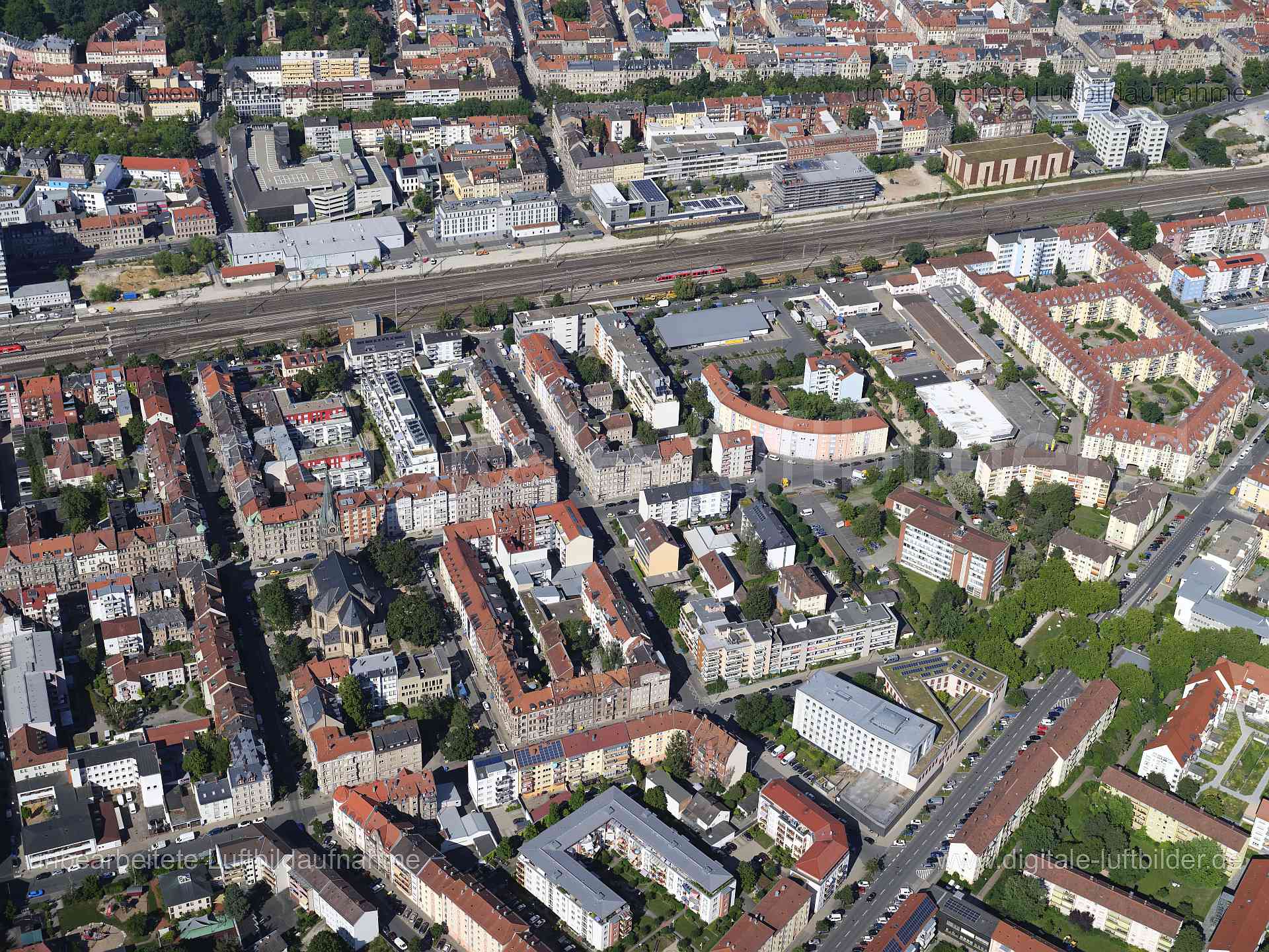 Luftaufnahme Fürth - Südstadt in Fürth | Mittelfranken, Bayern