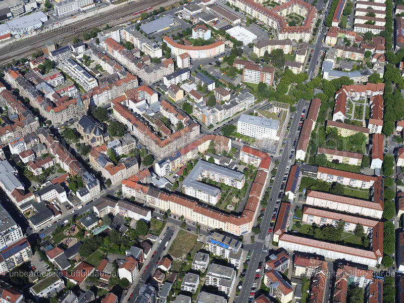 Luftaufnahme Fürth - Südstadt in Fürth | Mittelfranken, Bayern