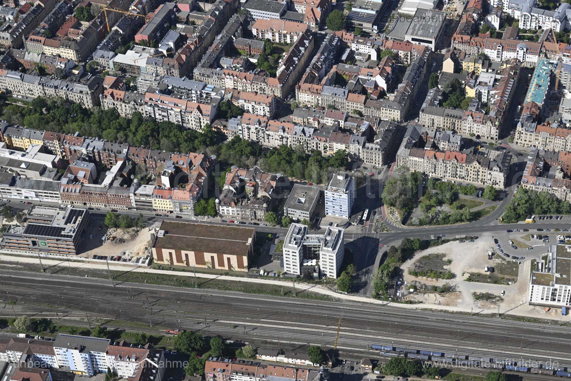 Luftaufnahme Gebhardtstraße in Fürth | Mittelfranken, Bayern