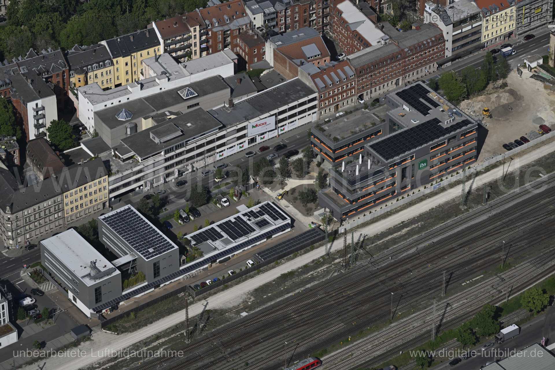 Luftaufnahme Gebhardtstraße in Fürth | Mittelfranken, Bayern