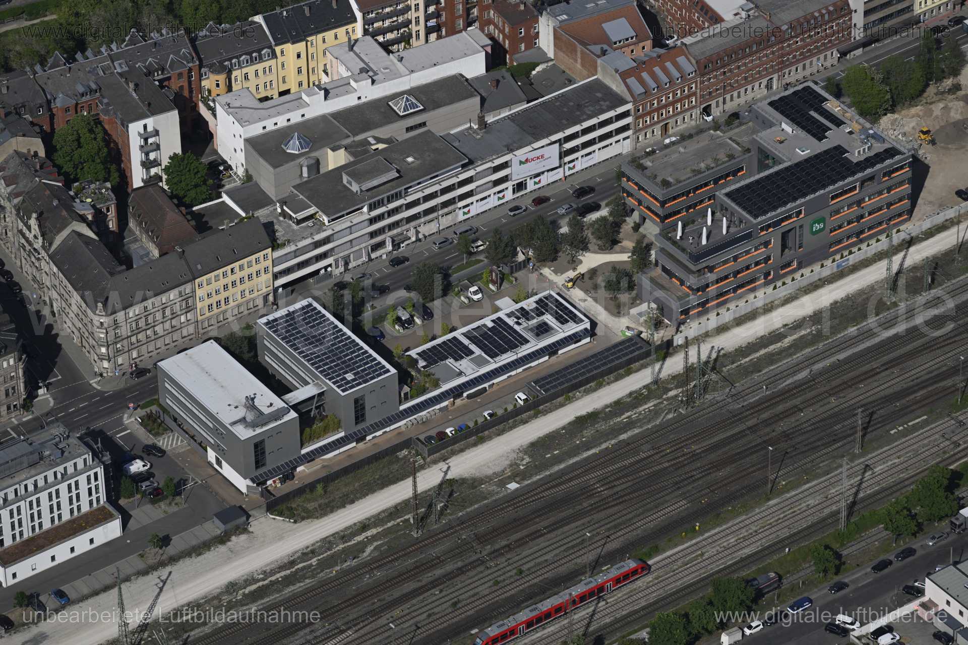 Luftaufnahme Gebhardtstraße in Fürth | Mittelfranken, Bayern