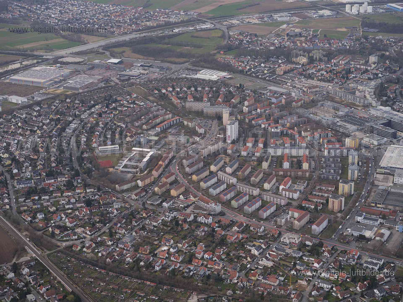 Luftaufnahme Hardhöhe in Fürth | Mittelfranken, Bayern