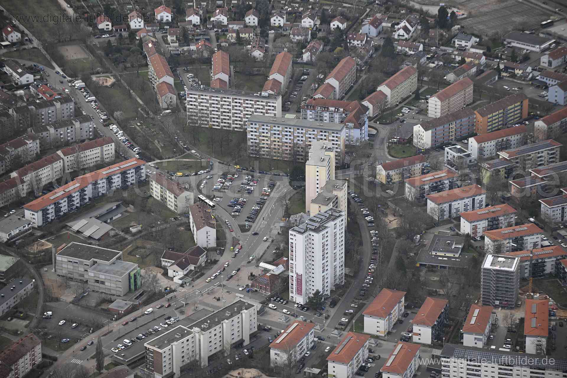 Luftaufnahme Hardhöhe in Fürth | Mittelfranken, Bayern