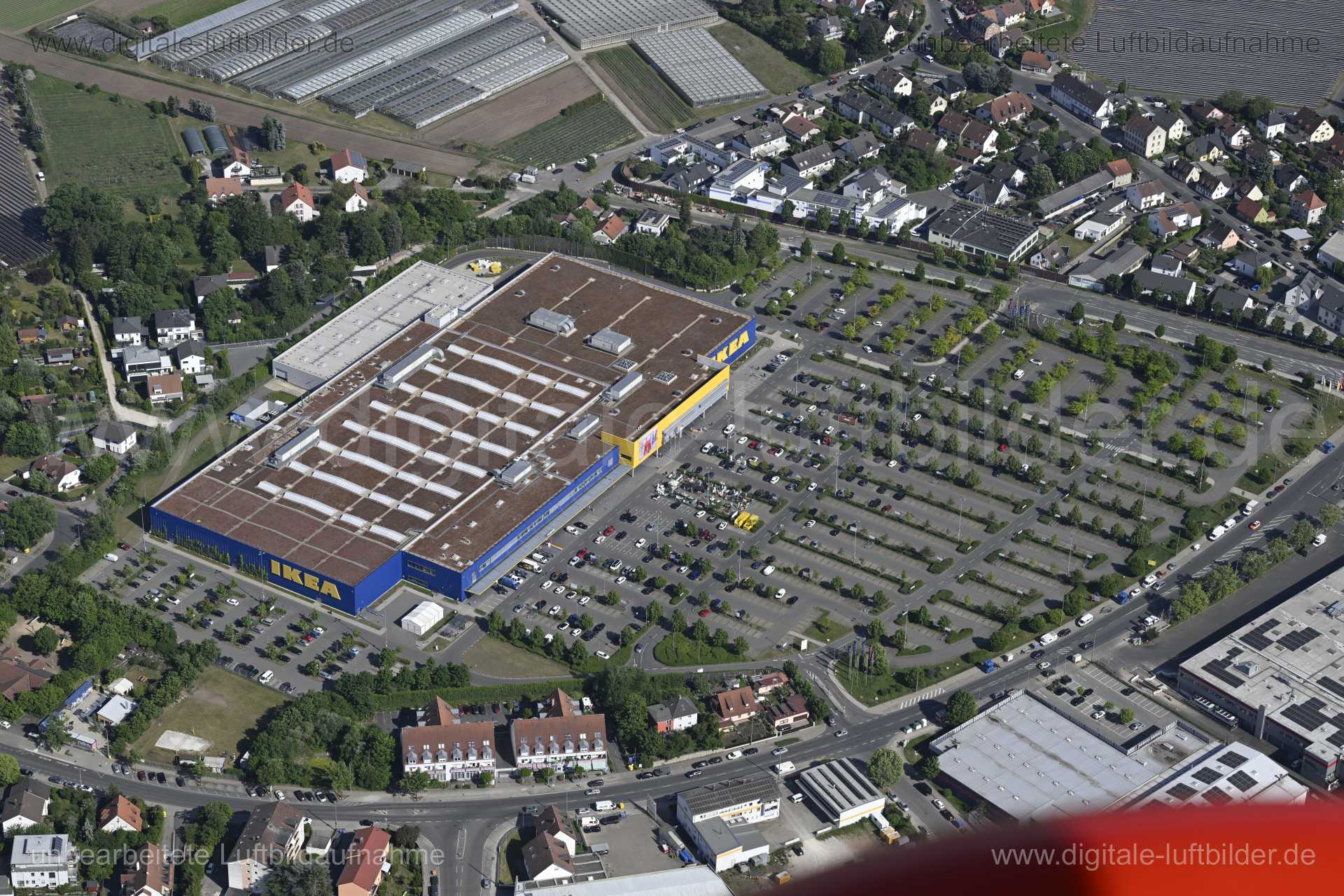 Luftaufnahme IKEA Fürth in Fürth | Mittelfranken, Bayern