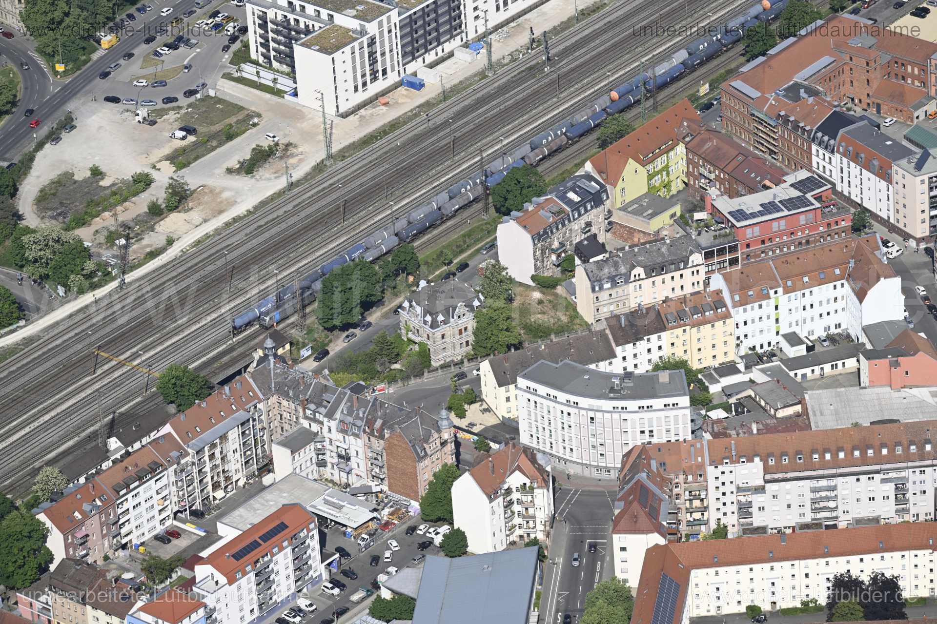 Luftaufnahme Karolinenstraße in Fürth | Mittelfranken, Bayern