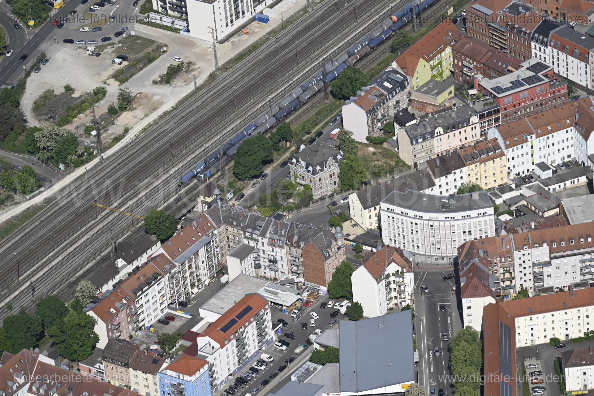 Luftaufnahme Karolinenstraße in Fürth | Mittelfranken, Bayern