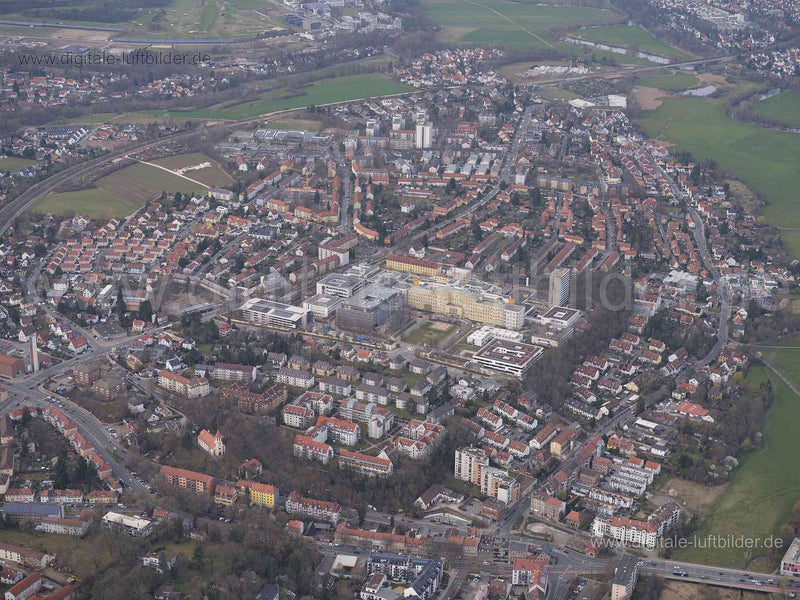Luftaufnahme Klinikum Fürth in Fürth | Mittelfranken, Bayern