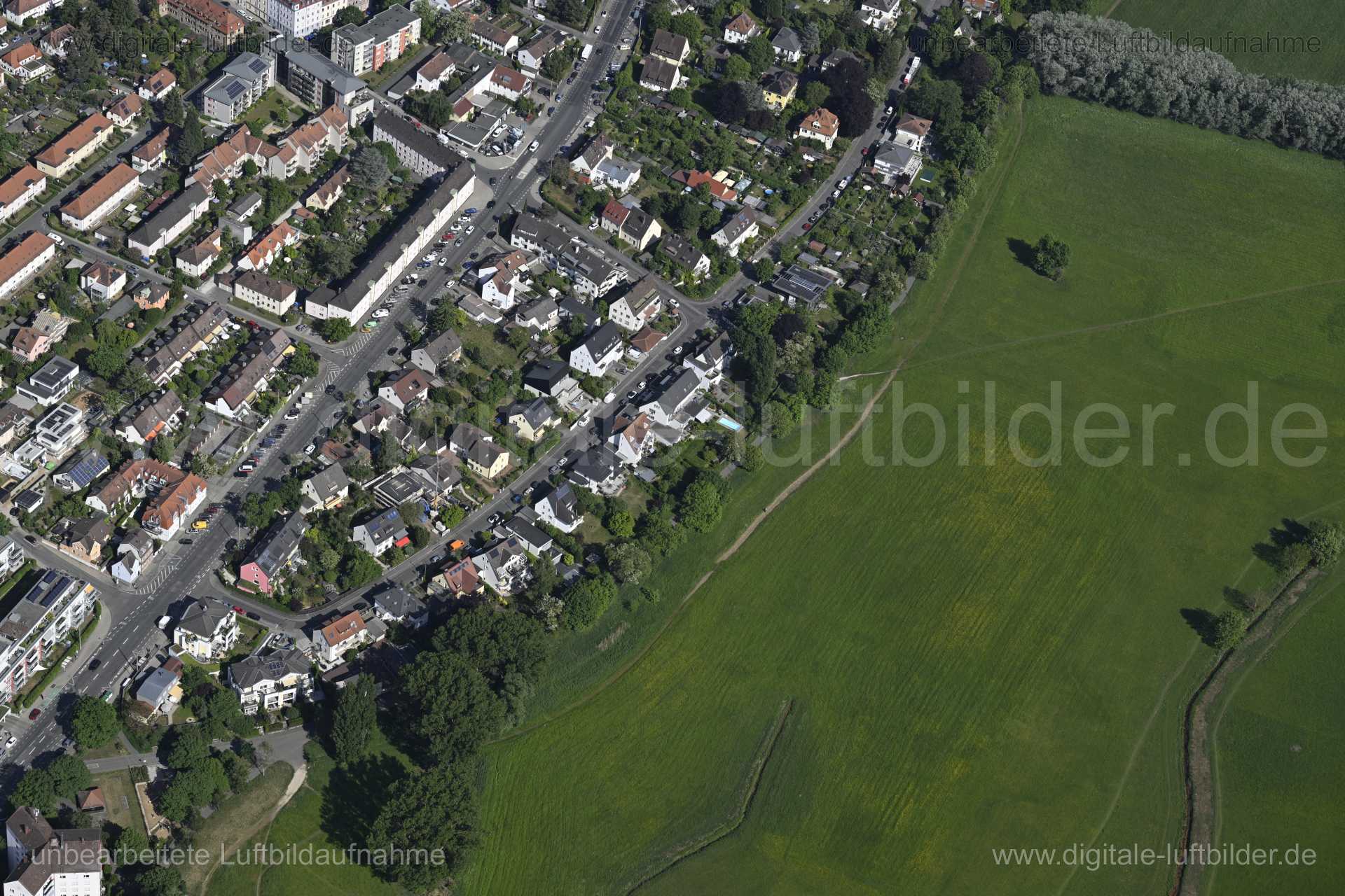 Luftaufnahme Kutzerstraße in Fürth | Mittelfranken, Bayern