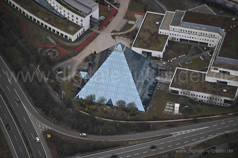 Luftaufnahme Pyramide in Fürth | Mittelfranken, Bayern