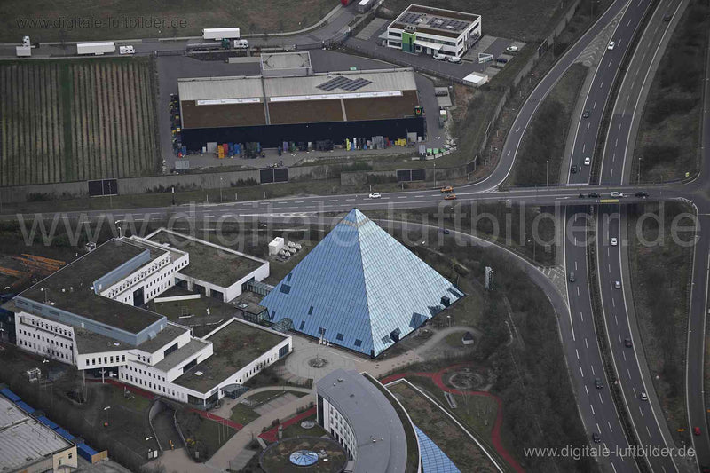 Luftaufnahme Pyramide in Fürth | Mittelfranken, Bayern