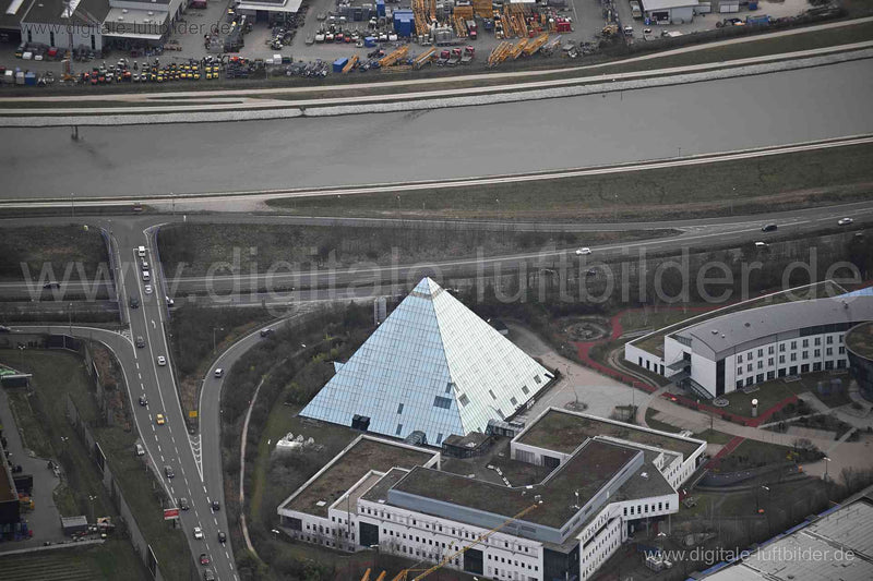 Luftaufnahme Pyramide Fürth in Fürth | Mittelfranken, Bayern