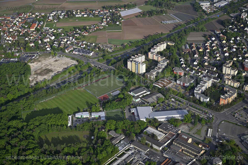Luftaufnahme Sportzentrum Kleeblatt in Fürth | Mittelfranken, Bayern