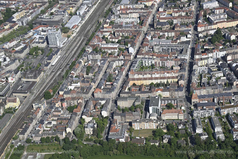 Luftaufnahme Südstadt Fürth in Fürth | Mittelfranken, Bayern