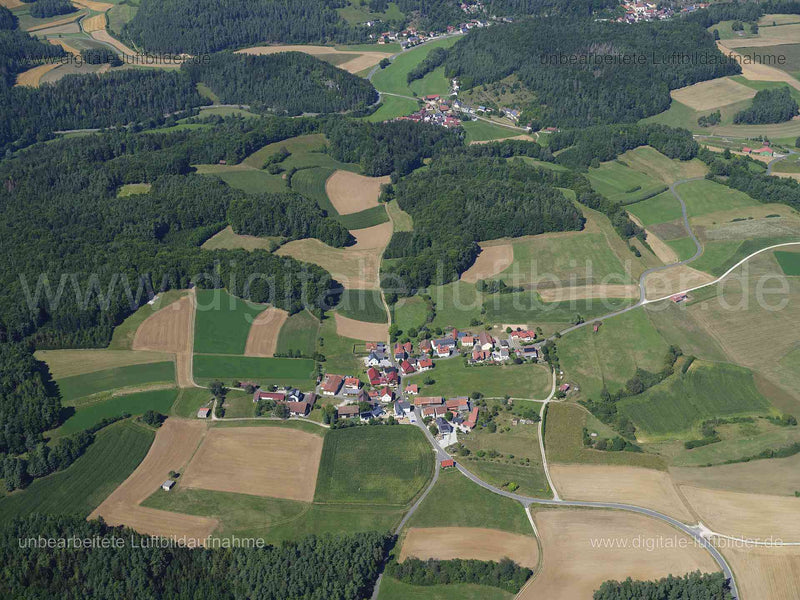 Luftaufnahme Hungenberg in Gößweinstein | Oberfranken, Bayern
