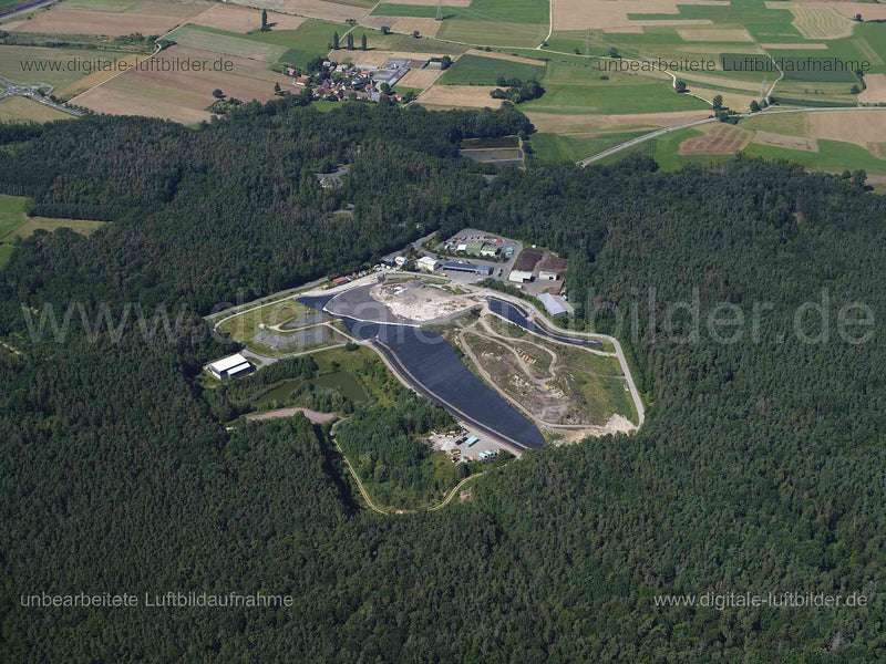 Luftaufnahme Abfalldeponie Gosberg in Gosberg | Oberfranken, Bayern