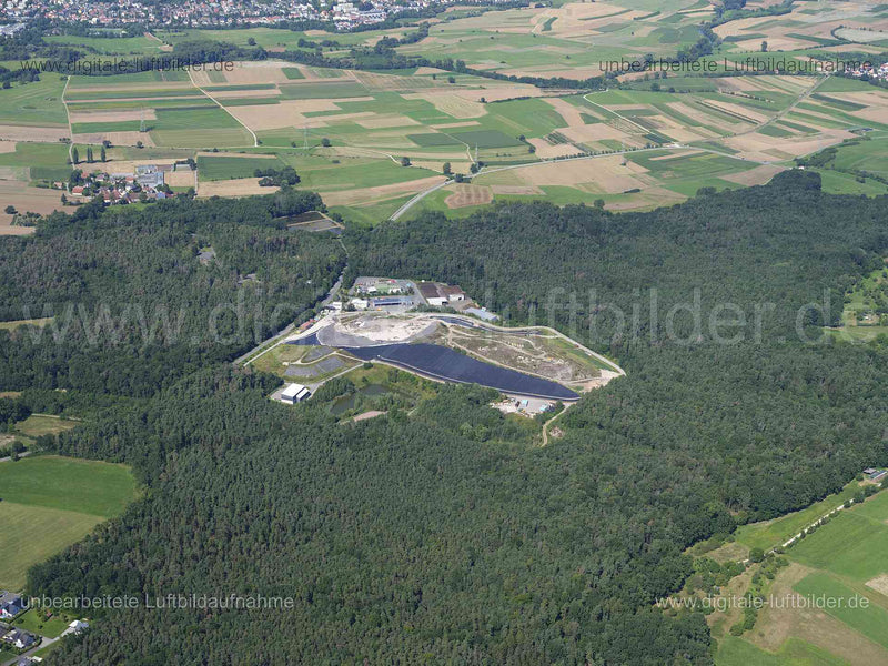 Luftaufnahme Abfalldeponie Gosberg in Gosberg | Oberfranken, Bayern