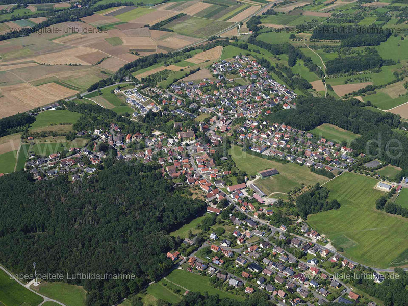 Luftaufnahme Wiesenthau in Gosberg | Oberfranken, Bayern