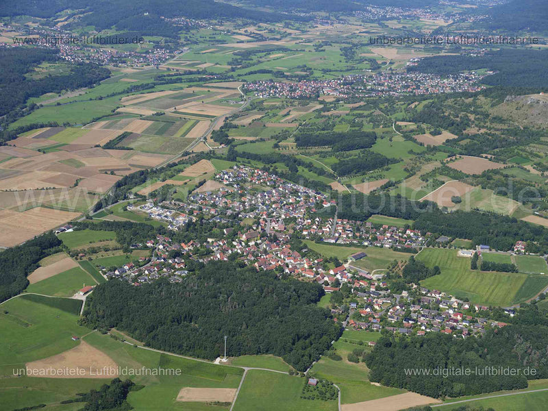 Luftaufnahme Wiesenthau in Gosberg | Oberfranken, Bayern